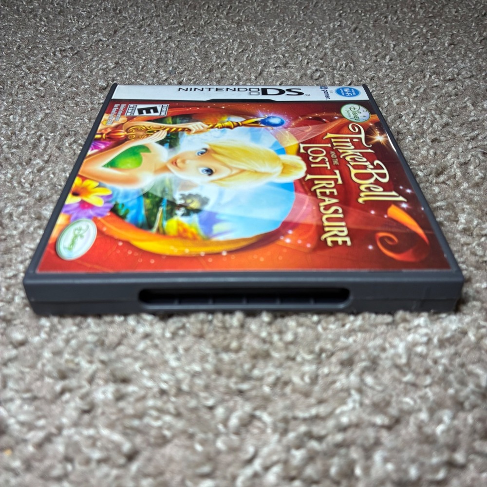 Disney Fairies Tinker Bell and the Lost Treasure Nintendo DS Manual Poster CIB - Picture 8 of 9